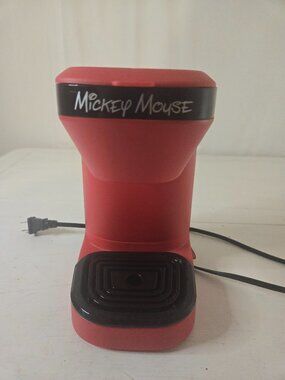 Mickey Mouse Coffee Maker Brews 12 oz cup of drip coffee Preowned